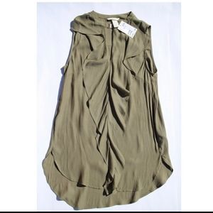 H&M NWOT Green Blouse